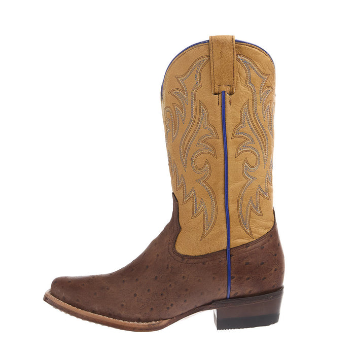 Roper Footwear Youth Quill Waxy Brown with Tan Leather Shaft Cutter Toe Boot