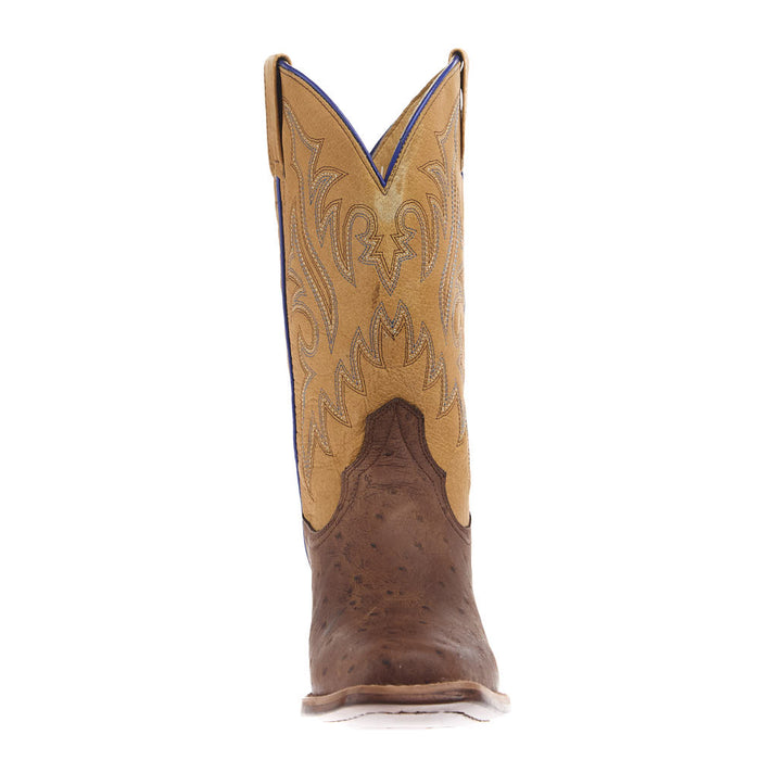 Roper Footwear Youth Quill Waxy Brown with Tan Leather Shaft Cutter Toe Boot