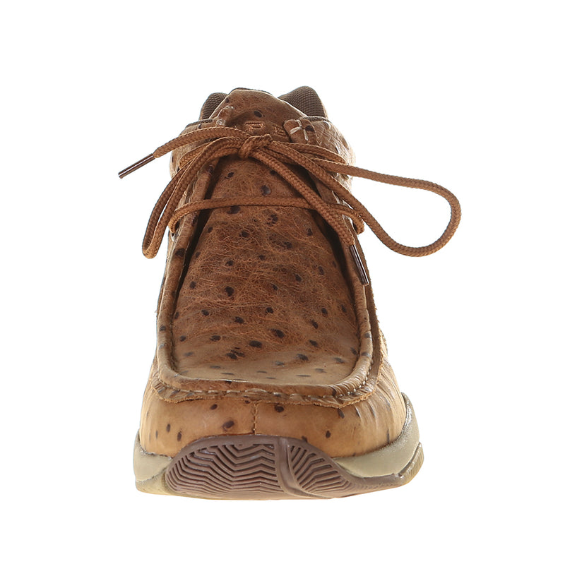 Roper Footwear Men's Clearcut Vintage Faux Ostrich Leather Print Casual Shoe