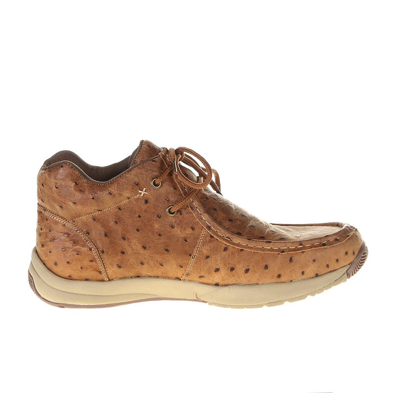 Roper Footwear Men's Clearcut Vintage Faux Ostrich Leather Print Casual Shoe