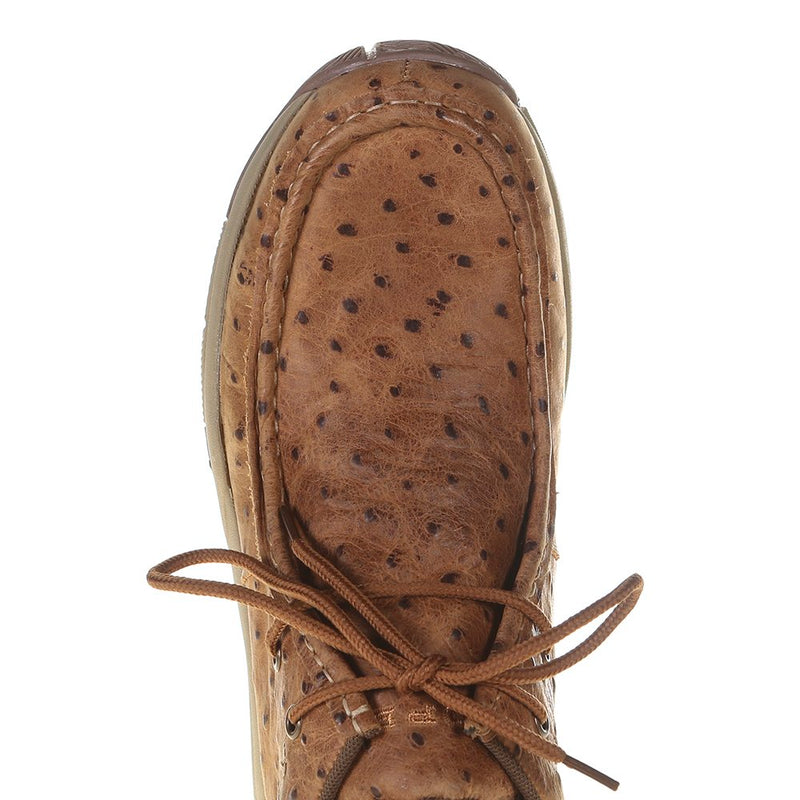 Roper Footwear Men's Clearcut Vintage Faux Ostrich Leather Print Casual Shoe