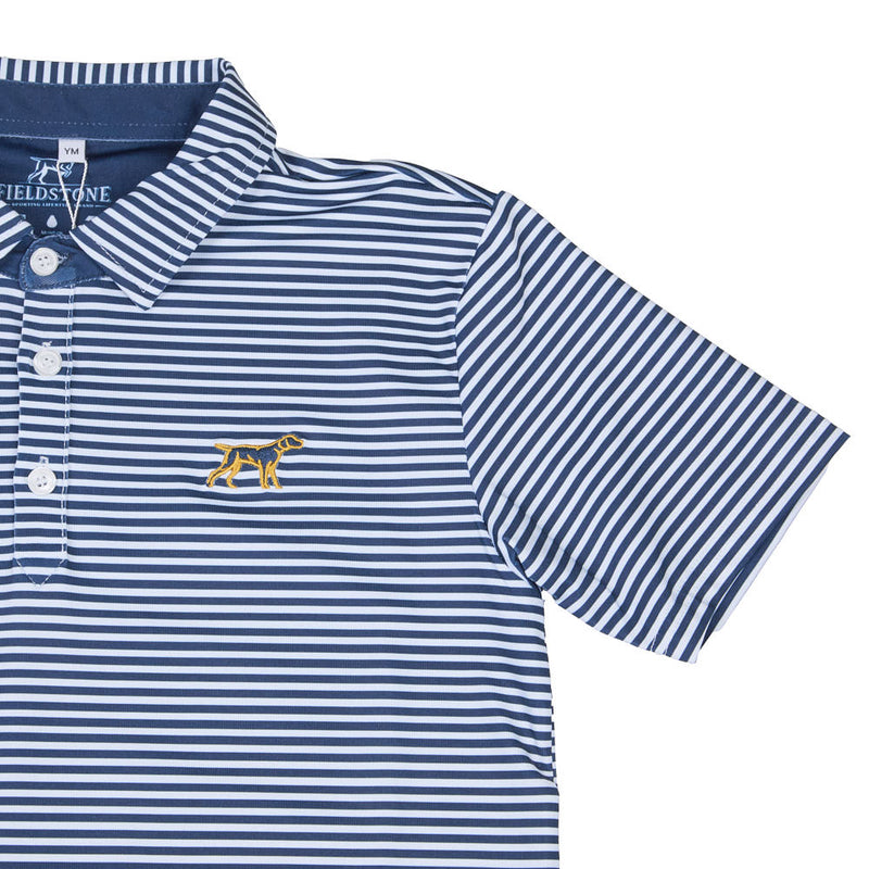 Fieldstone Boy's Navy Marshall Polo