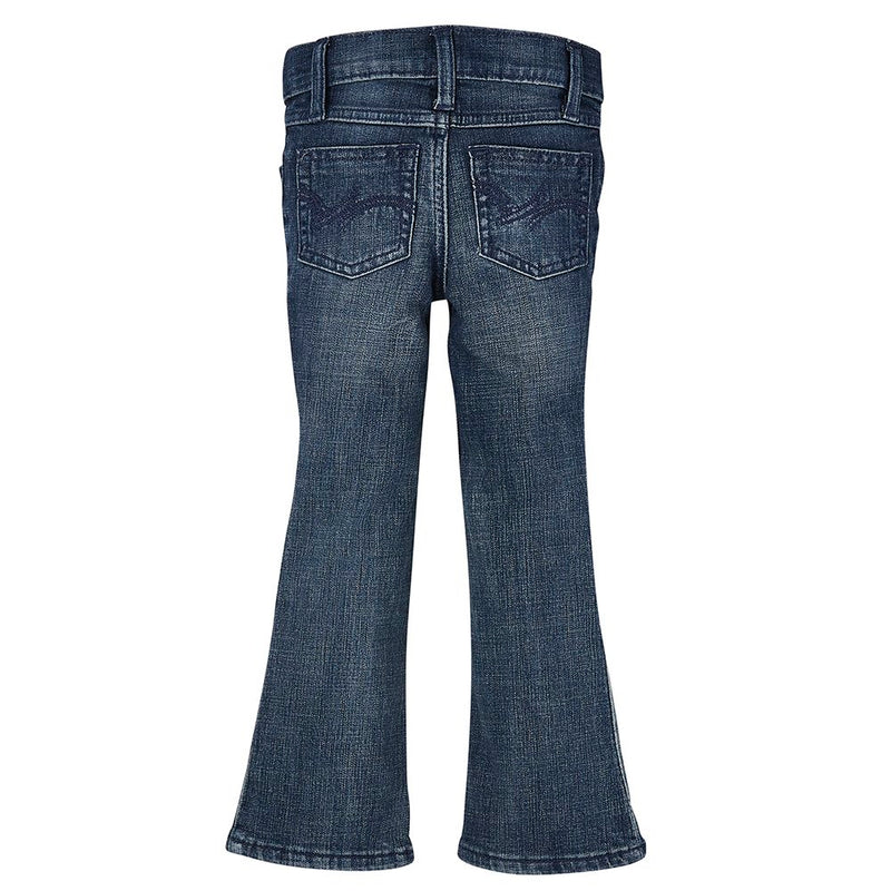 Wrangler Girl's Dark Wash Boot Cut Jeans