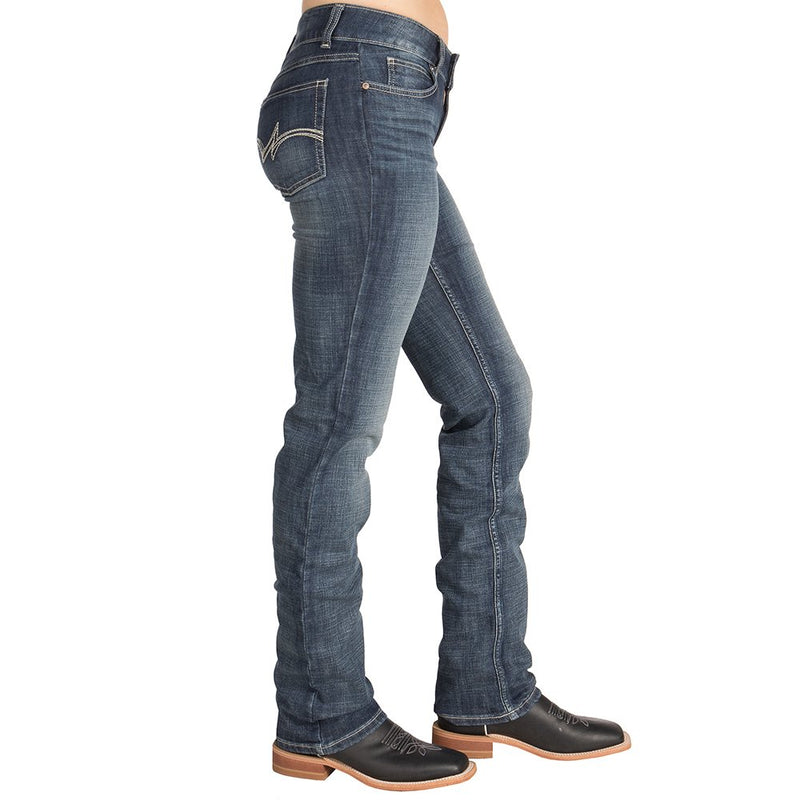 Wrangler Womens Straight Leg Jeans