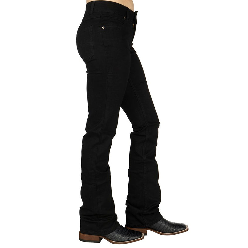 Wrangler Women's Black Boot Cut Jeans