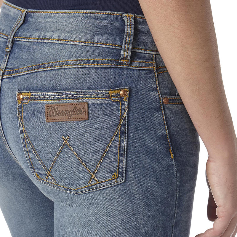 Wrangler Women's Western Retro Mae Jean - Mid Rise