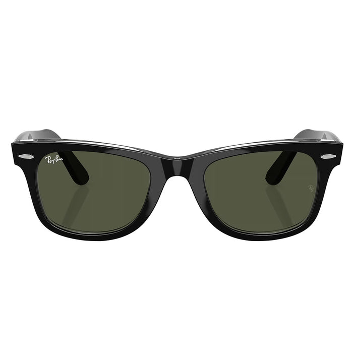 Ray-Ban Black & Green Wayfarer Classic Sunglasses