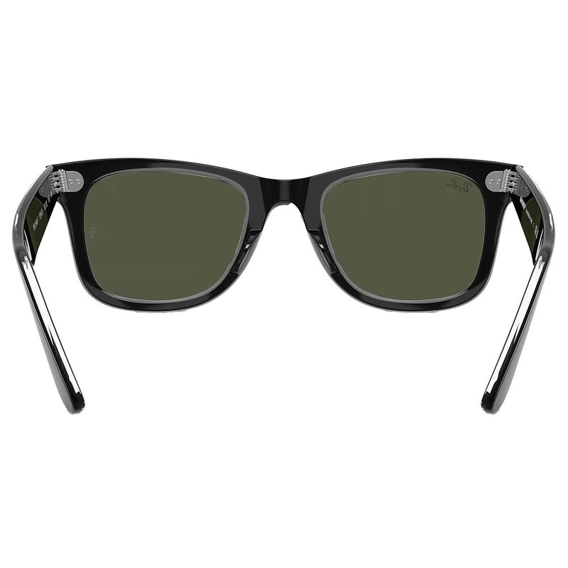 Ray-Ban Black & Green Wayfarer Classic Sunglasses