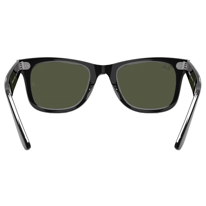 Ray-Ban Black & Green Wayfarer Classic Sunglasses