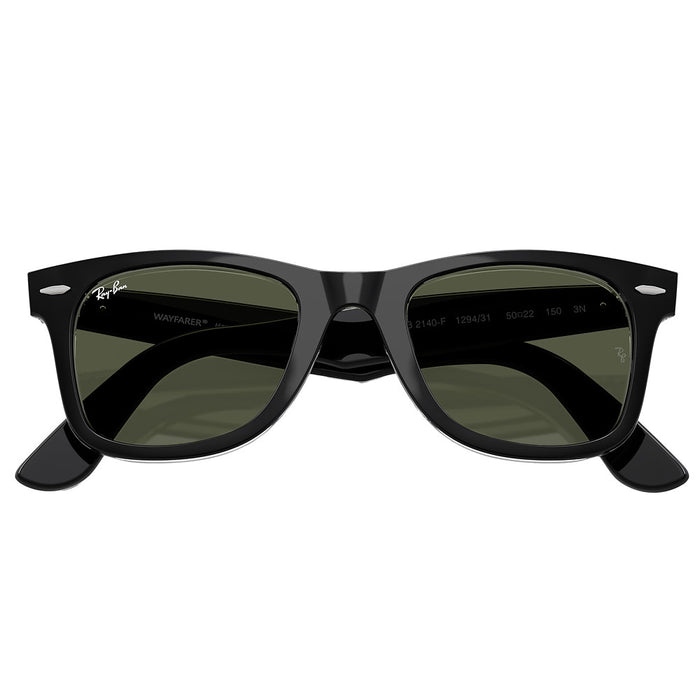 Ray-Ban Black & Green Wayfarer Classic Sunglasses