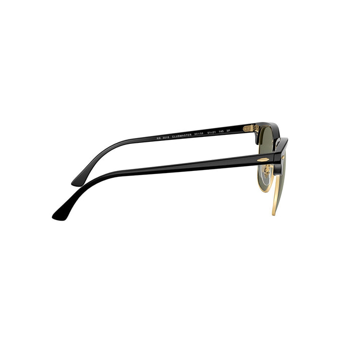 Ray-Ban Black & Green Clubmaster Classic Sunglasses