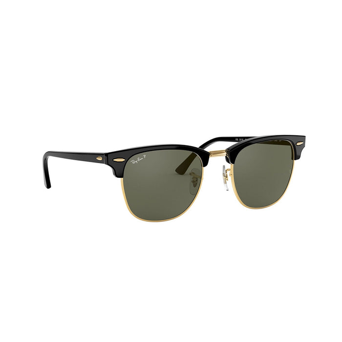 Ray-Ban Black & Green Clubmaster Classic Sunglasses