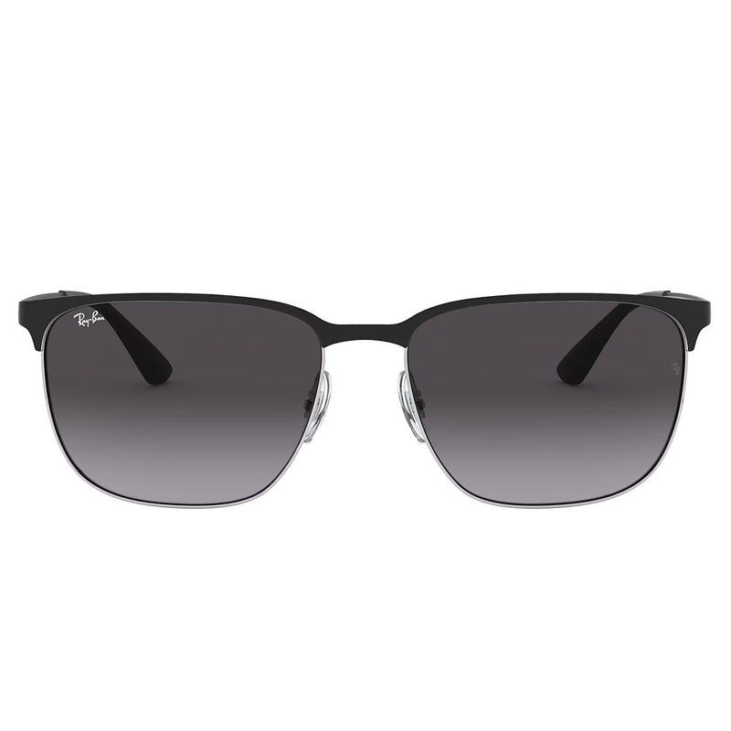 Ray-Ban Black, Silver, & Grey Arista Sunglasses