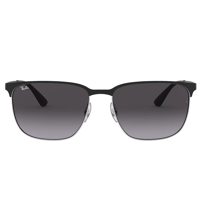 Ray-Ban Black, Silver, & Grey Arista Sunglasses