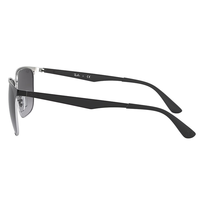 Ray-Ban Black, Silver, & Grey Arista Sunglasses