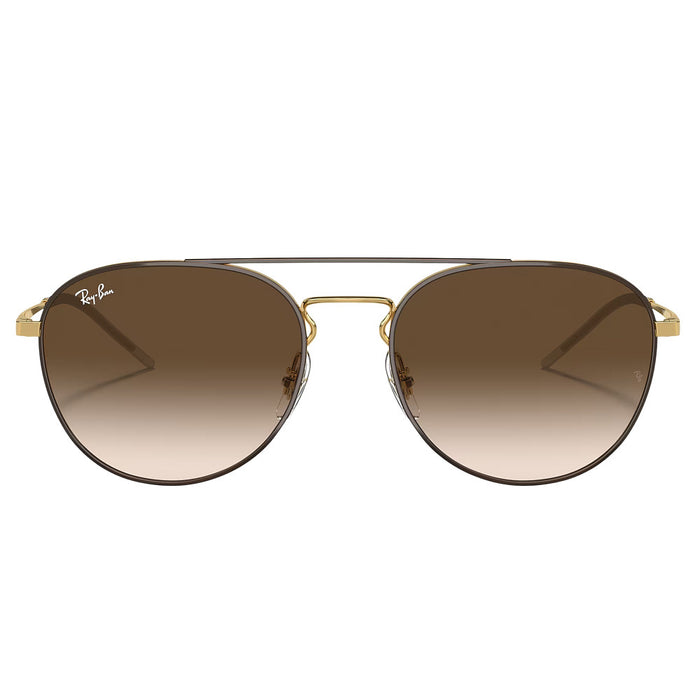 Rayban Brown & Gold Metal Arista Woman Sunglasses