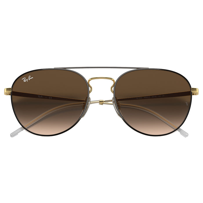 Rayban Brown & Gold Metal Arista Woman Sunglasses