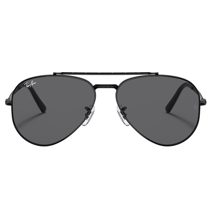 Ray-Ban Black & Grey Aviator Sunglasses