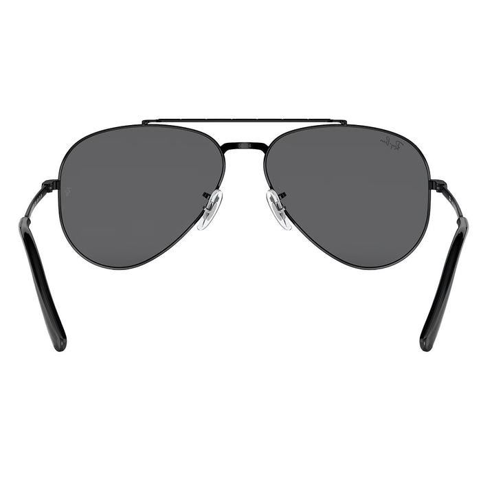 Ray-Ban Black & Grey Aviator Sunglasses