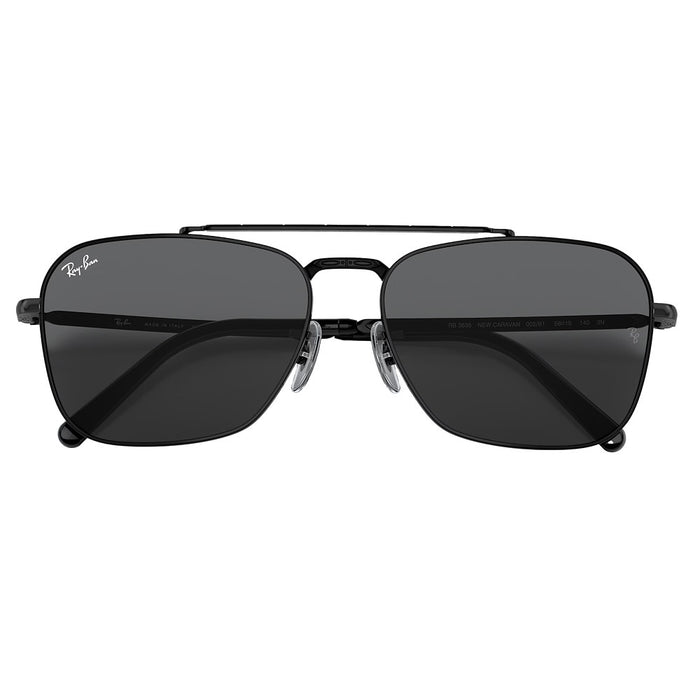 Ray-Ban Black & Grey Caravan Sunglasses