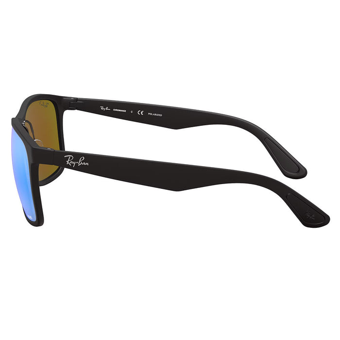 Ray-Ban Black & Blue Chromance Sunglasses