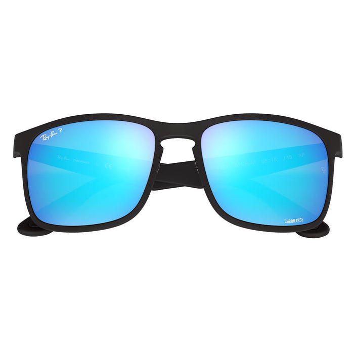 Ray-Ban Black & Blue Chromance Sunglasses