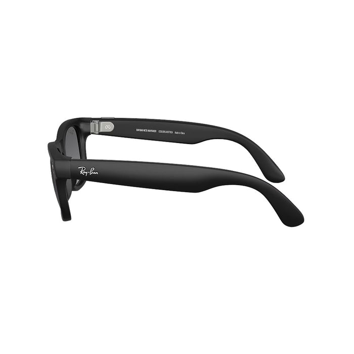 Ray-Ban Wayfarer Black Polar Gradient Graphite Meta Sunglasses