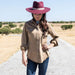 Charlie 1 Horse Highway Burgundy 3 3/4in. Brim