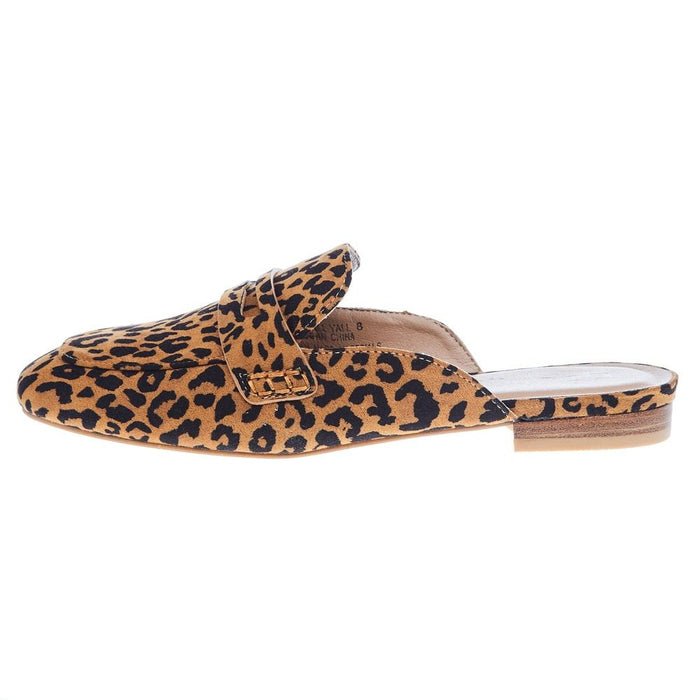 Corkys Footwear Women's Its Fall Yall Leopard Print Sandal