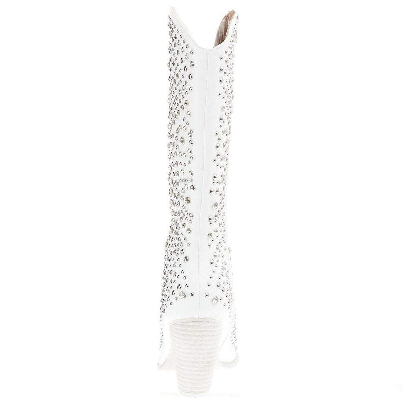 Corkys Footwear Corky Women`s Boot Scootin White Sparkles Cowgirl Boots