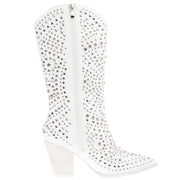 Corkys Footwear Corky Women`s Boot Scootin White Sparkles Cowgirl Boots