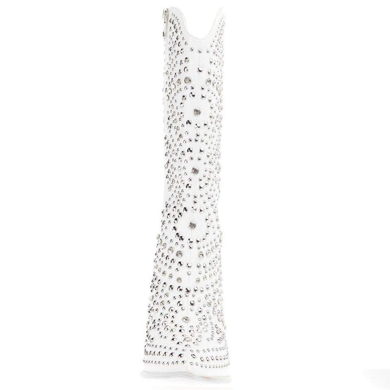 Corkys Footwear Corky Women`s Boot Scootin White Sparkles Cowgirl Boots