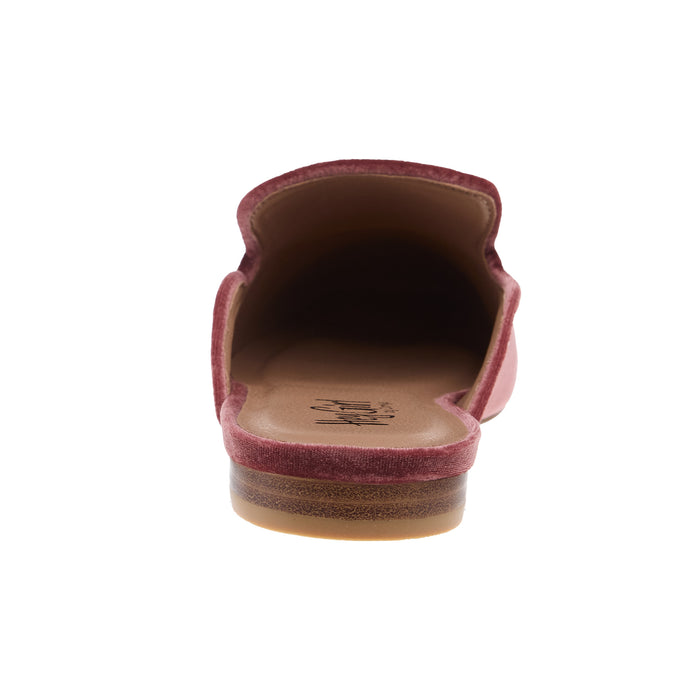 Corkys Footwear Womens Spotlight Blush Velvet Slide Loafer