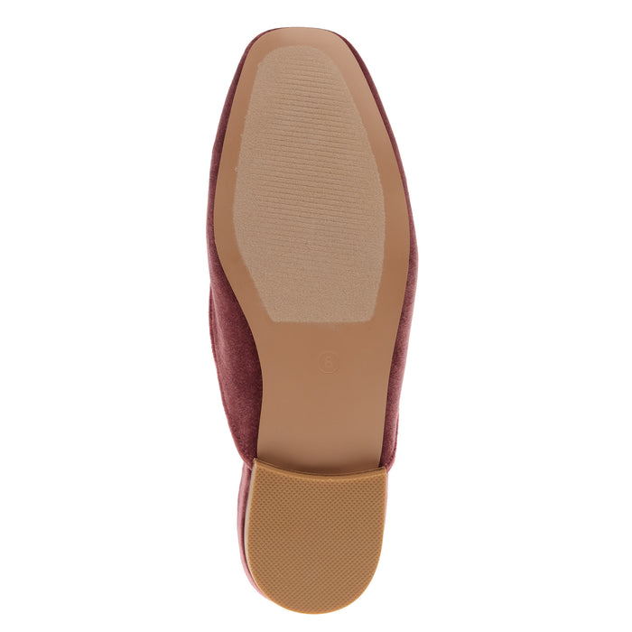Corkys Footwear Womens Spotlight Blush Velvet Slide Loafer