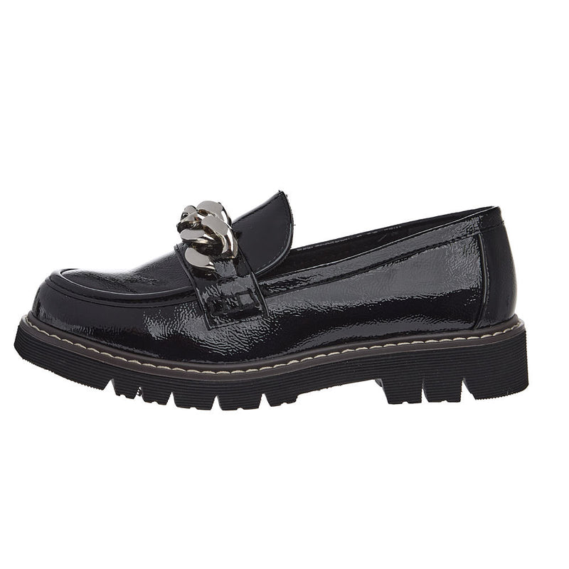 Corkys Footwear Women's Not Literally Black Patent Leather Shoe