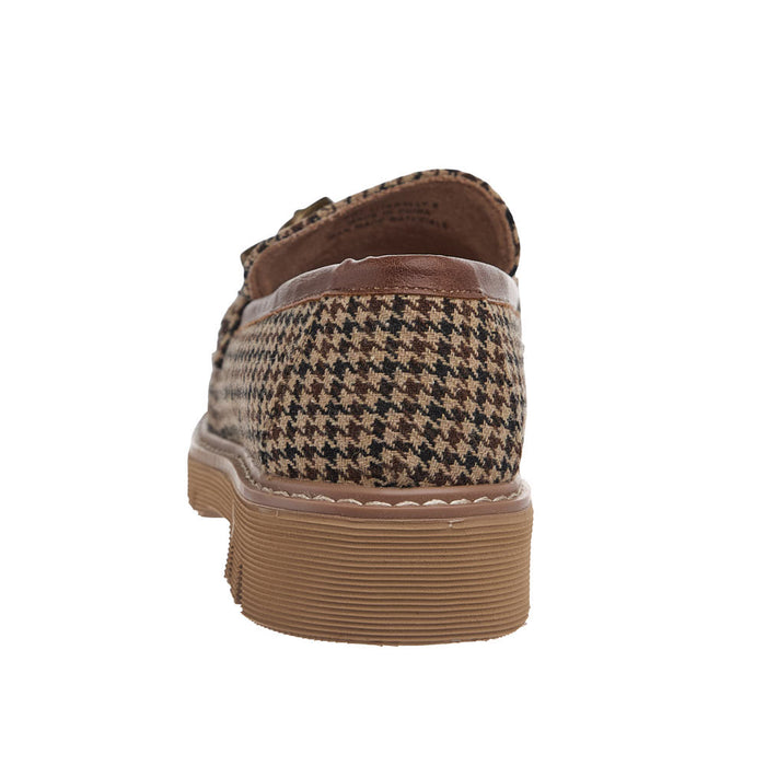 Corkys Footwear Women's Not Literally Black Tan Houndstooth Shoe