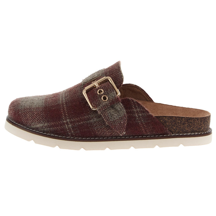 Corkys Footwear Women's Day Dream Rust Plaid Slip On