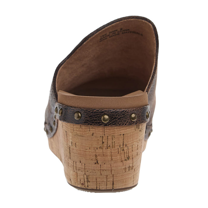Corkys Footwear Women's Yee Haw Espresso Crinkle Wedge