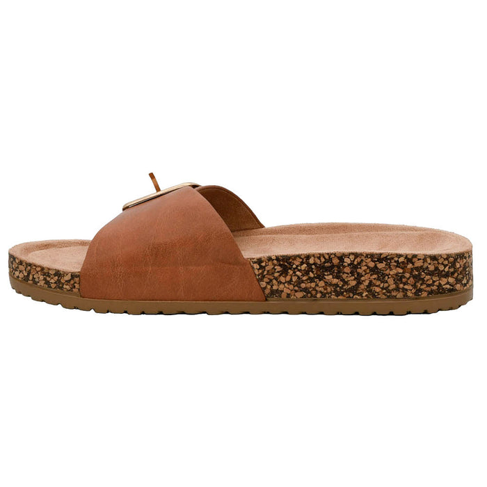 Corkys Footwear Women's Cognac Road Trip Slide
