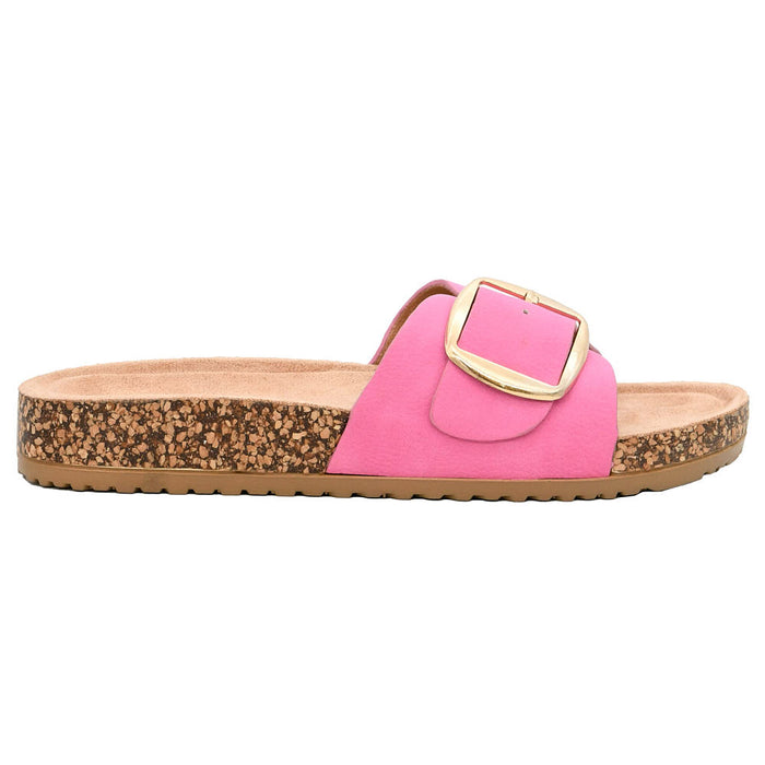 Corkys Footwear Women's Pink Road Trip Slide