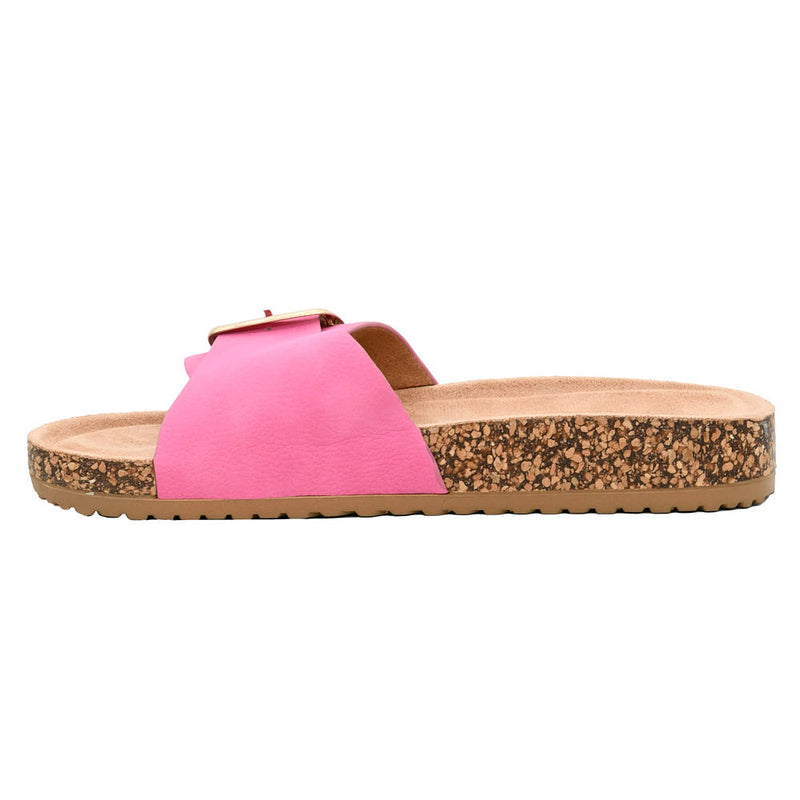 Corkys Footwear Women's Pink Road Trip Slide