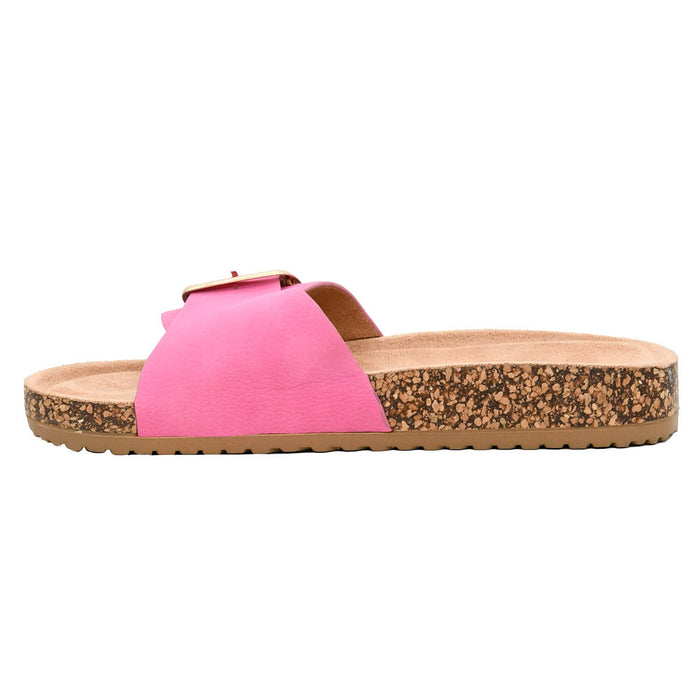 Corkys Footwear Women's Pink Road Trip Slide