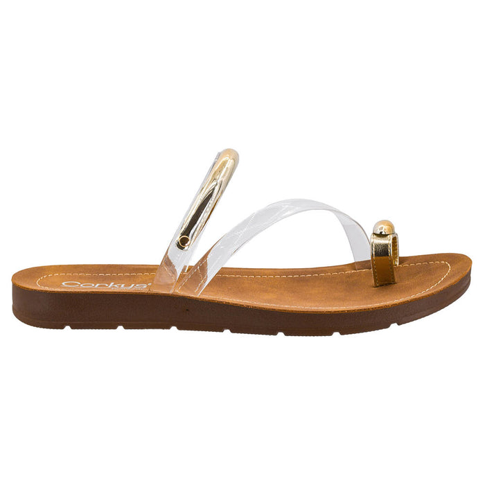 Corkys Footwear Women's Clear Hit the Strip Sandal