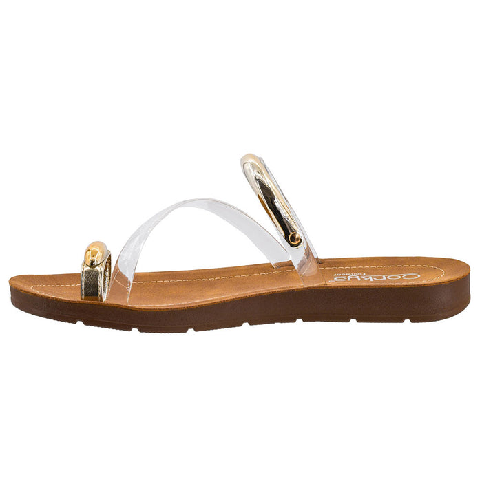 Corkys Footwear Women's Clear Hit the Strip Sandal