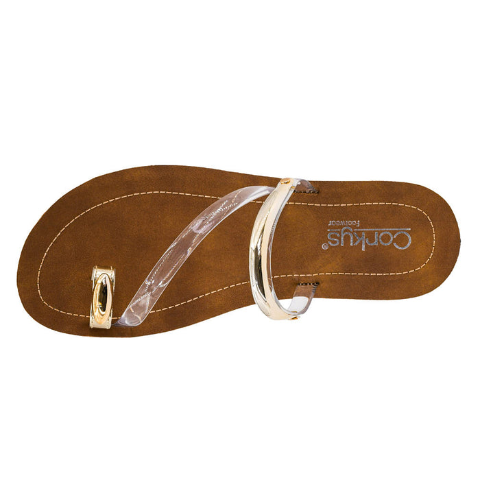 Corkys Footwear Women's Clear Hit the Strip Sandal