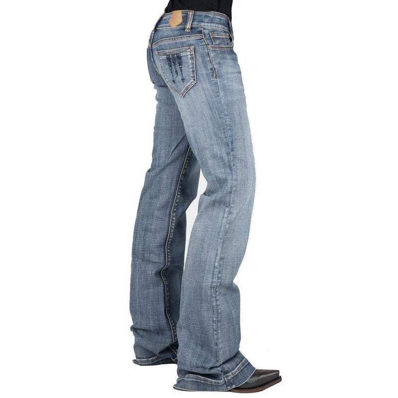 Tin Haul Womens Rachel Straight Crop Jean