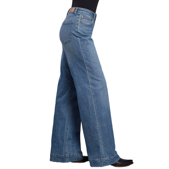 Tin Haul Women's Mid Rise Stella Wide Leg Jeans
