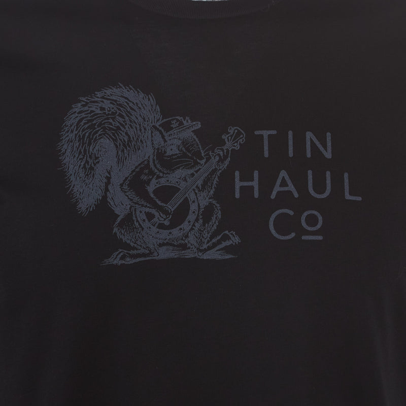 Tin Haul Mens Short Sleeve Squirrel With Banjo Print