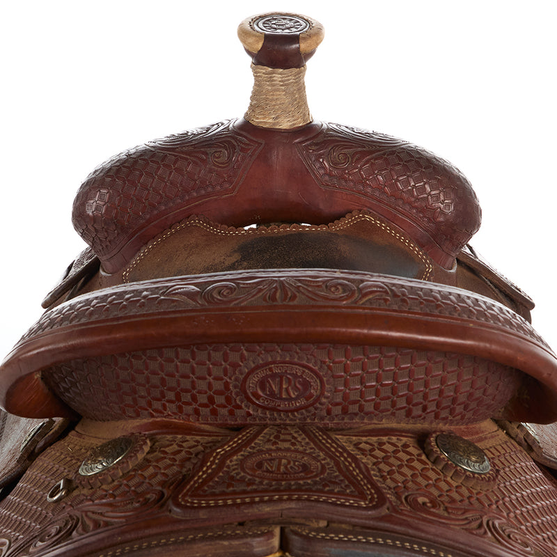 Nrs Competitor Series Used 13.5in Youth Calf Roping Saddle
