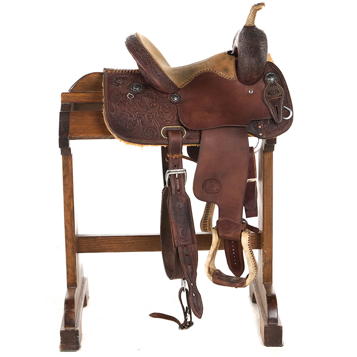 Nrs Competitor Series Used 13in Youth Jay Flower Barrel Saddle